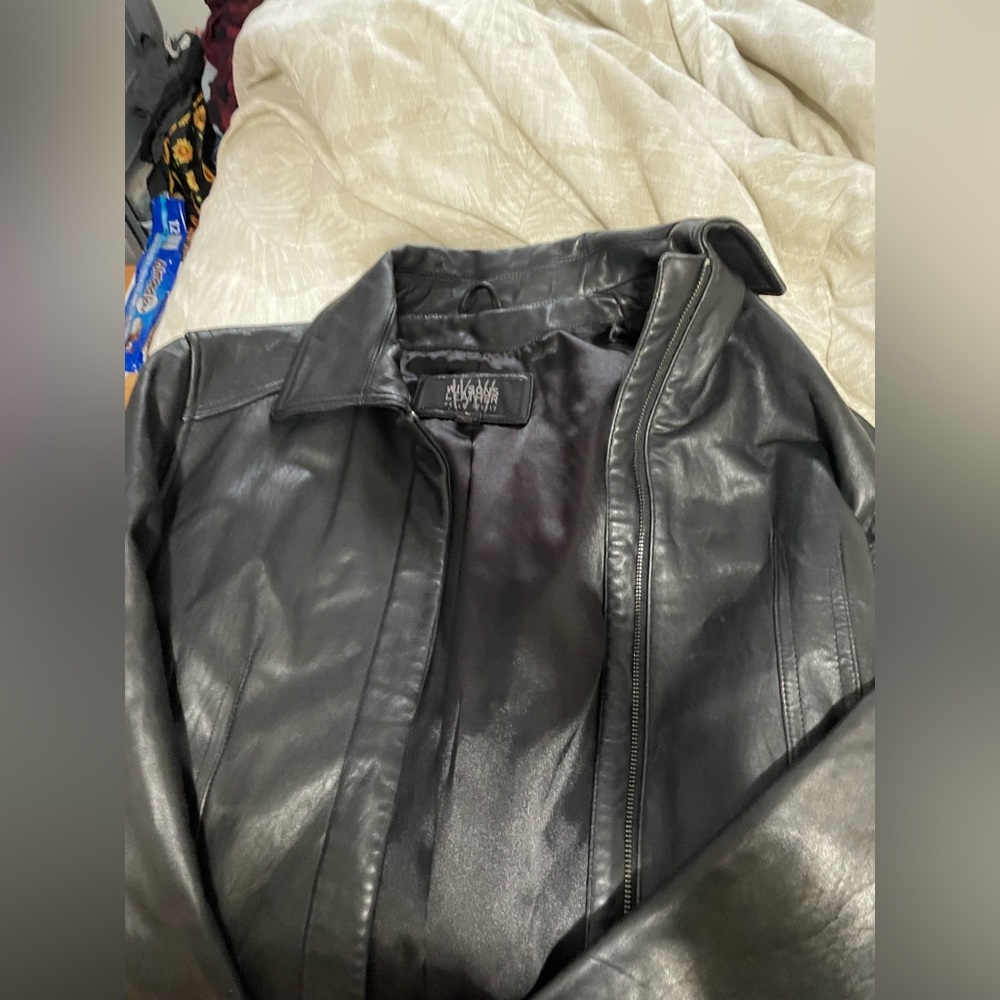 women’s leather jacket